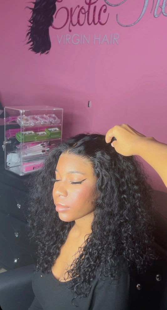 The 'Mini-Frontal' Wig - Hawaiian Curly (Glueless & Ready To Wear)