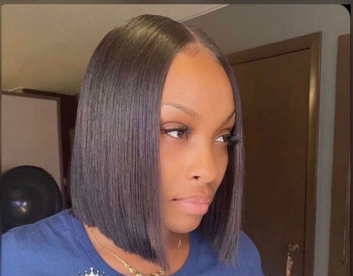 Baddie On A Budget Glueless Wigs (8-18")- Straight/Wavy Edition - 4x4 Glueless Closure Wigs