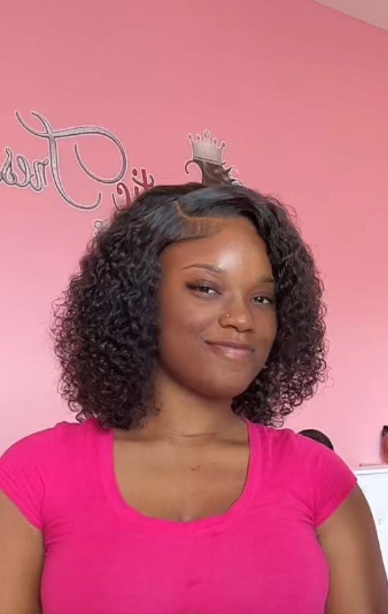 Bob Wigs- Curly Edition - Lace Frontal Wig