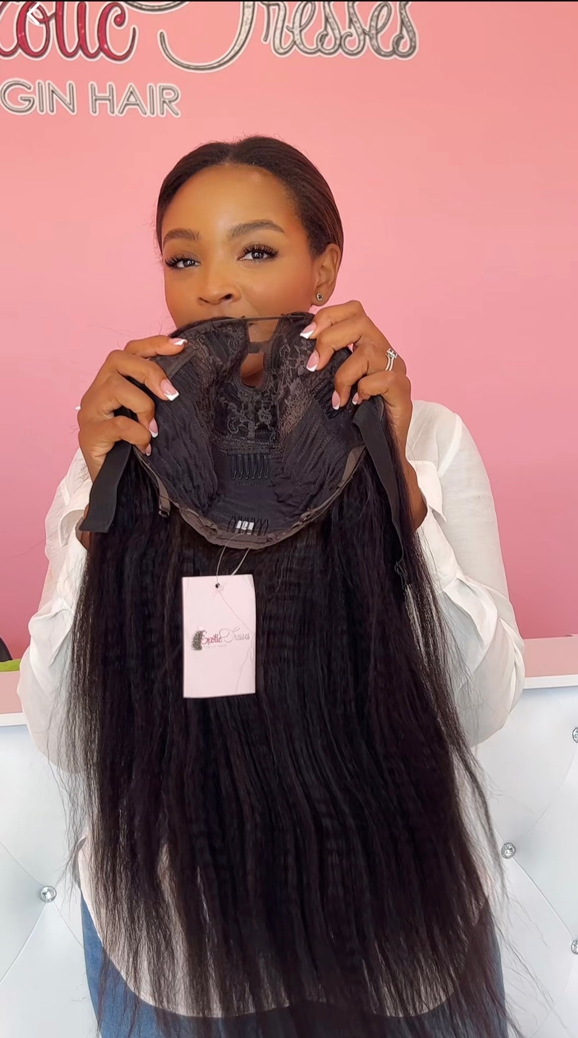 The Instant Wig - Natural Yaki Straight