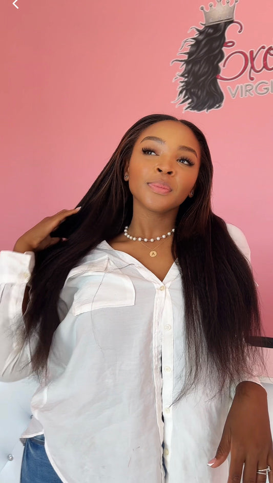 The Instant Wig - Natural Yaki Straight