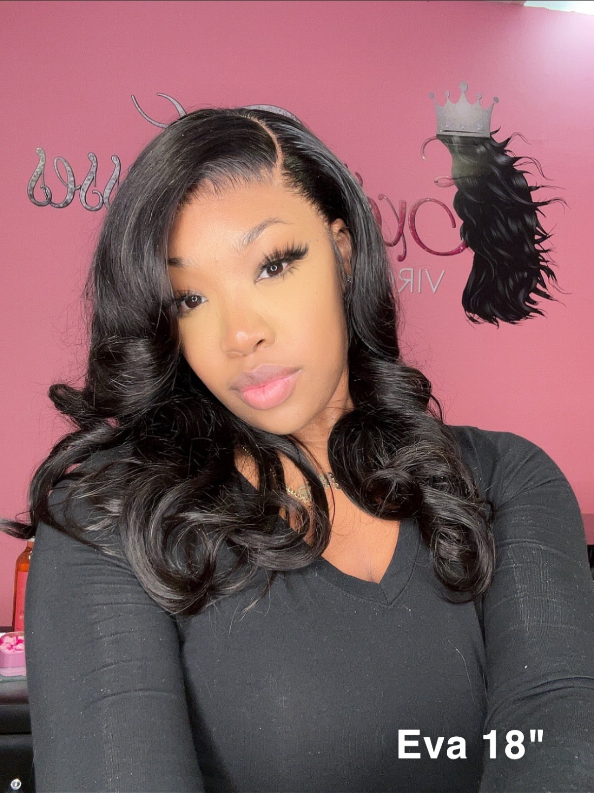 Baddie On A Budget - Eva Sultry Straight Lace Frontal Wig