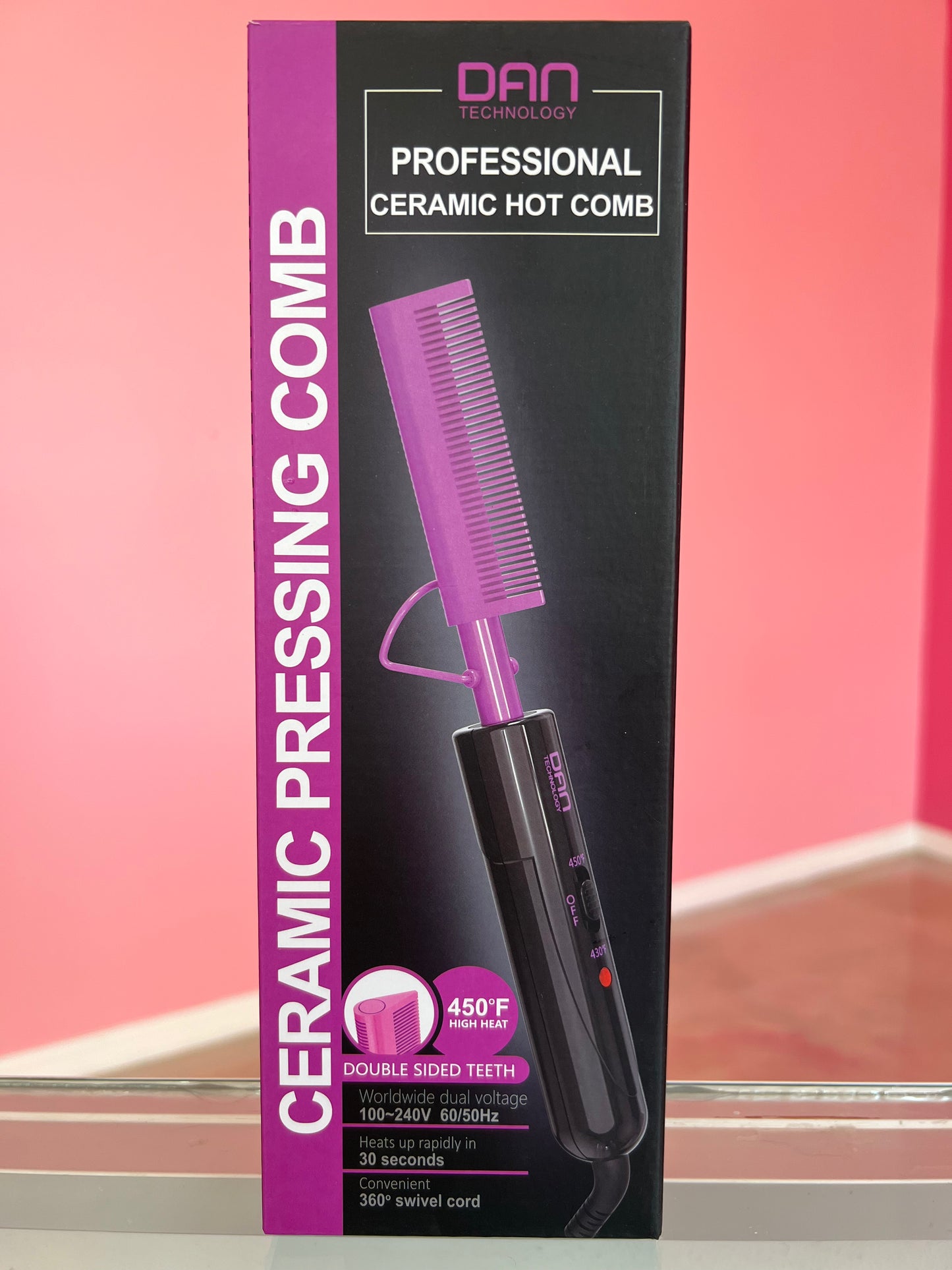 DAN Pink Hot Comb