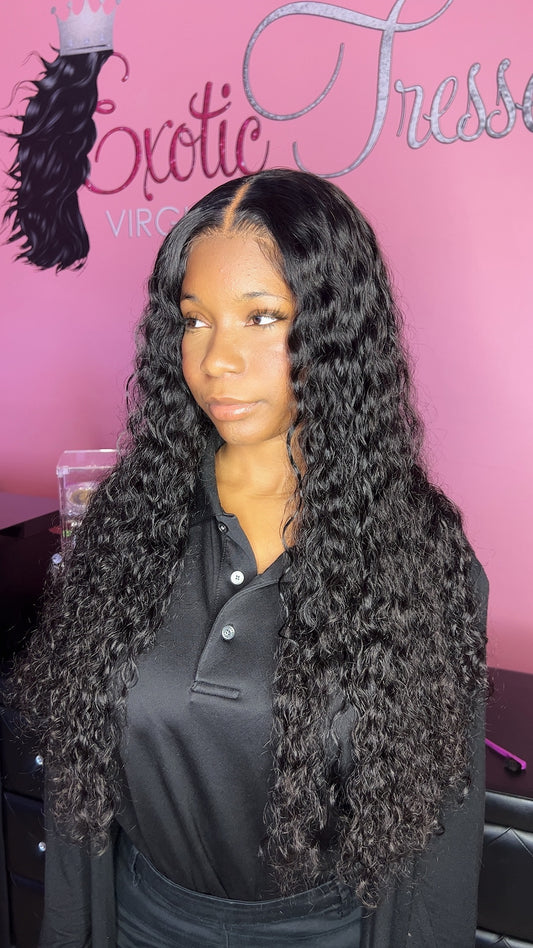 4x4 Hawaiian Curly -  Glueless Ready To Wear Wigs